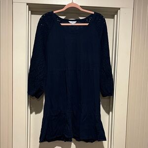 Time and Tru Dark Blue Dress